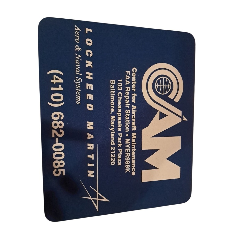 Lockheed Martin Aero And Navel Systems Mouse Pad